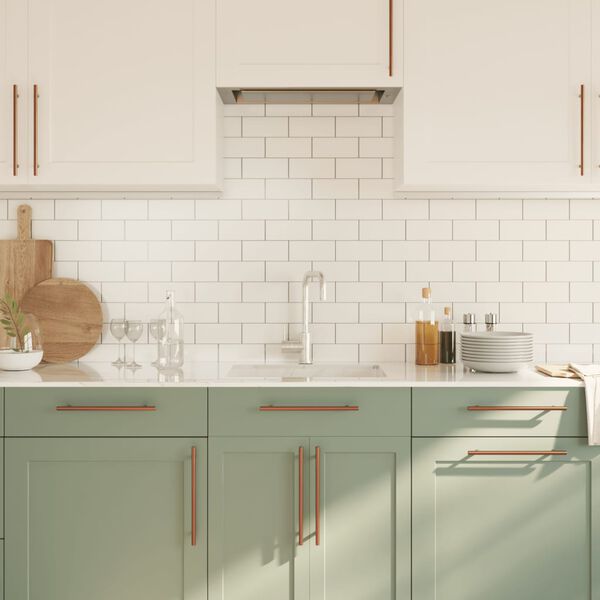 vidaXL Kaapin kahvat 5 kpl pronssi 224 mm ruostumaton teräs