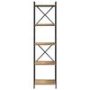 vidaXL Kirjahylly Artisan tammi 40 x 30 x 155 cm Tekninen puu