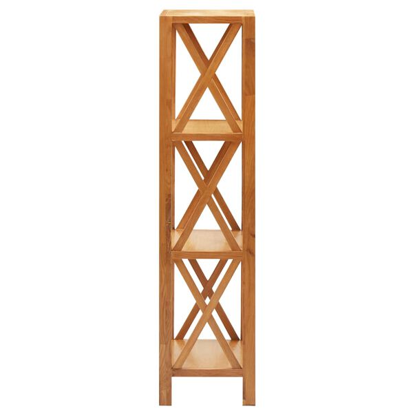 vidaXL Kirjahylly 4 tasoa 40x30x125 cm täystammi