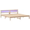 vidaXL S&auml;ngyn runko Ruskea 6FT Super King Size Massiivinen m&auml;nty
