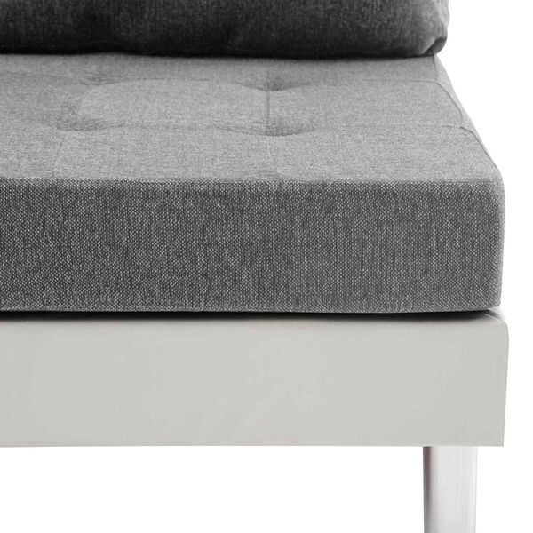 vidaXL Sohva Valkoinen Keinonahka