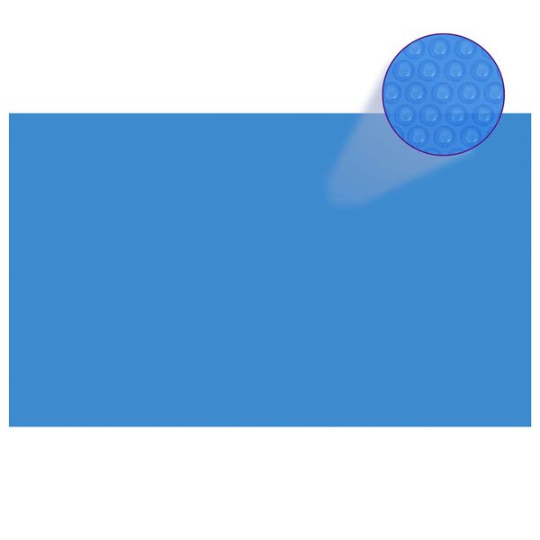 vidaXL Uima-altaan suoja suorakulmainen 500x300 cm PE sininen