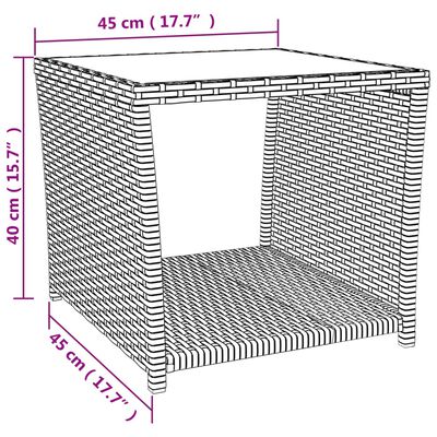 vidaXL 3-osainen Ulkoruokailuryhmä tyynyillä harmaa polyrottinki