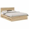 vidaXL S&auml;ngyn runko Sonoman tammi 5FT King Size Insin&ouml;&ouml;ripuuta