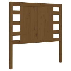 vidaXL S&auml;ngynp&auml;&auml;ty hunajanruskea 81x4x100 cm t&auml;ysi m&auml;nty