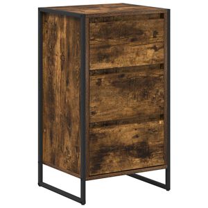vidaXL Sivup&ouml;yt&auml; Savupuu 42 x 36 x 75.5 cm Tekninen puu