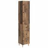 vidaXL Kaappisarja 2 pcs 33 x 34,5 x 90 cm Tekninen puu