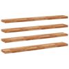 vidaXL Kelluvat hyllyt 4 kpl 140x20x4 cm &ouml;ljytty massiivipuu akaasia
