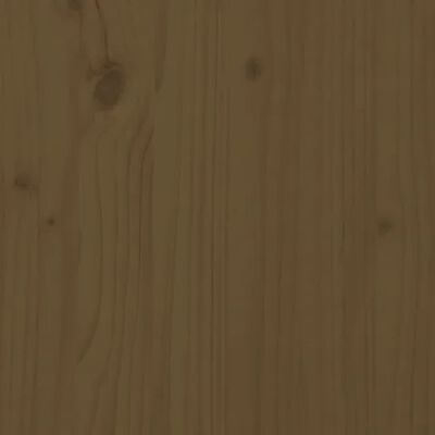 vidaXL Penkki hunajanruskea 112,5x51,5x96,5 cm täysi mänty