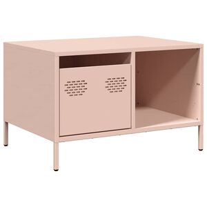 vidaXL Sohvap&ouml;yt&auml; pinkki 68,5x50x43,5 cm kylm&auml;valssattu ter&auml;s