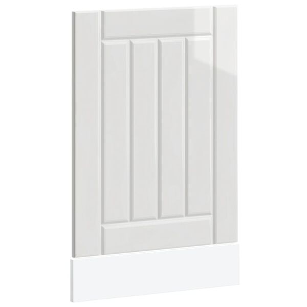 vidaXL astianpesukonepaneeli Lucca korkeakiiltoinen valkoinen