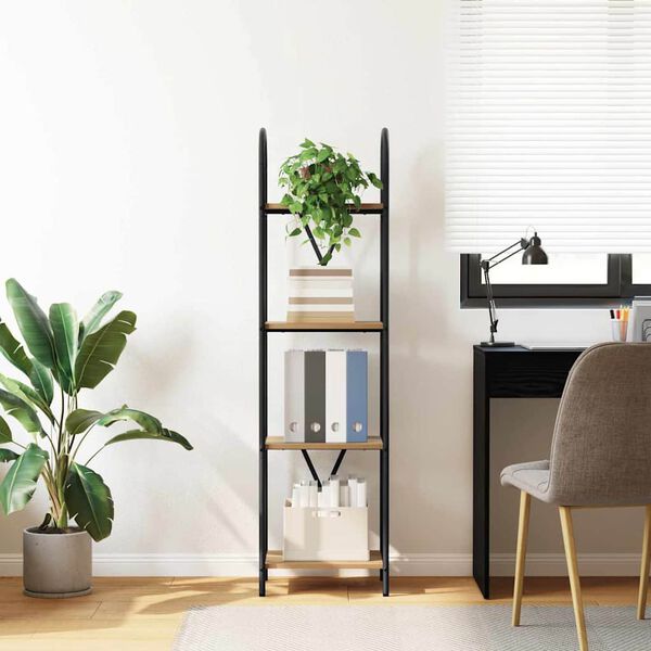 vidaXL Kirjahylly Artisan tammi 40 x 30 x 146 cm Tekninen puu