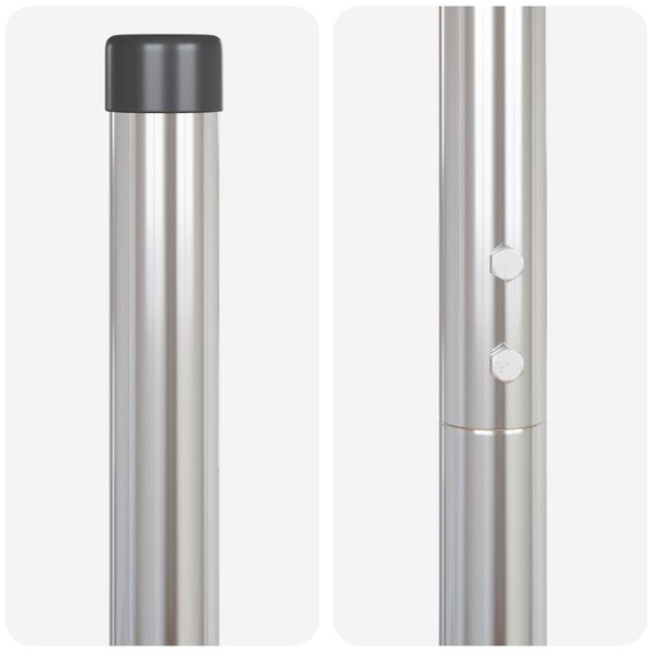 vidaXL Aitalatu 12 pcs Hopea Jauhemaalattu ter&auml;s