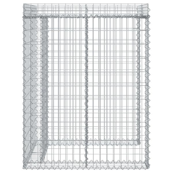 vidaXL Gabion kivikorisein&auml; j&auml;teastialle 110x91x120 cm sinkitty rauta