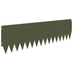 vidaXL Nurmireunus 20 kpl 103 x 30 cm Ter&auml;s Oliivinvihre&auml;