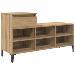 vidaXL Kenk&auml;kaappi 102 x 36 x 60 cm Tekninen puu Artisaanitammi