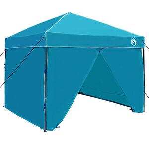 vidaXL Katos teltta 243 x 243 x 251 cm Sininen kangas