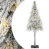 vidaXL Joulukuusi 150 LED-valoilla Valkoinen 120 cm PE ja Ter&auml;s