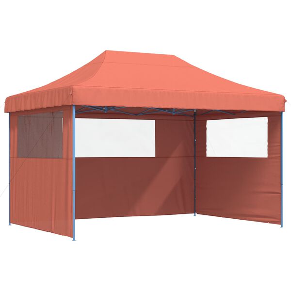 vidaXL Juhlateltta Terrakotta 279 x 410 x 315 cm Oxford-kangas