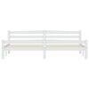 vidaXL S&auml;ngynrunko valkoinen t&auml;ysi m&auml;nty 200x200 cm