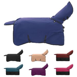 vidaXL Hevospeitto Tumma vihre&auml; ja musta 115 cm Polyesteri