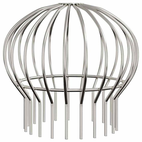 vidaXL R&auml;nnin lehden suojus 8 pcs Hopea 160 mm Ruostumaton ter&auml;s