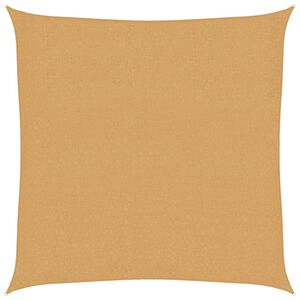 vidaXL Aurinkopurje 160 g/m&sup2; neli&ouml; hiekka 3x3 m HDPE