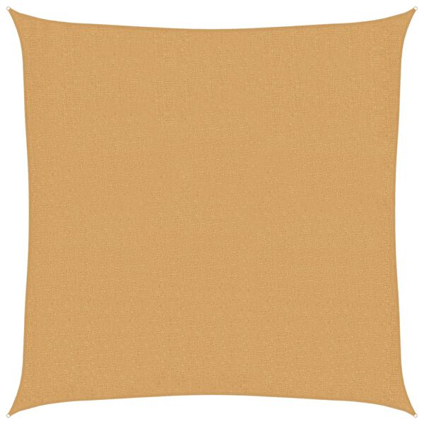 vidaXL Aurinkopurje 160 g/m&sup2; neli&ouml; hiekka 3x3 m HDPE