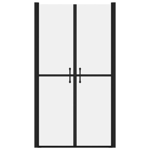 vidaXL Suihkuovi huurrettu ESG (78-81)x190 cm