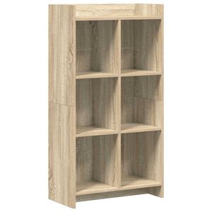 vidaXL Kirjahylly Sonoma-tammi 59 x 30 x 111 cm Tekninen puu