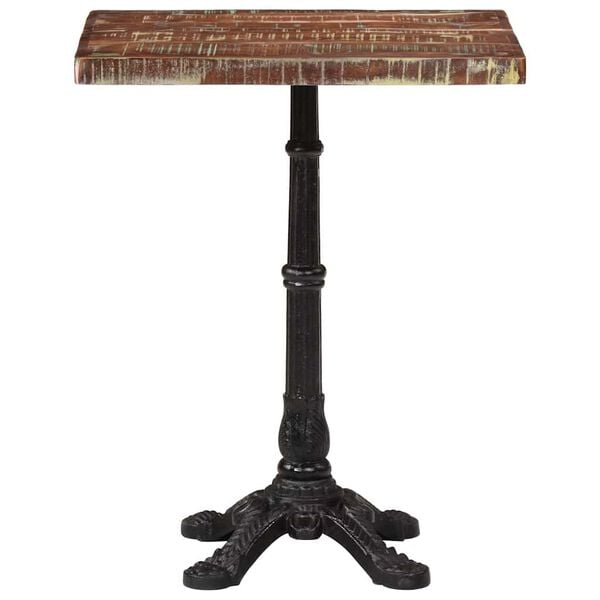 vidaXL Bistrop&ouml;yt&auml; 60x60x76 cm t&auml;ysi kierr&auml;tetty puu