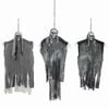 vidaXL Halloween Roikkuva Kummitus 3 kpl Musta 66 x 110 cm Polyesteri