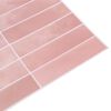 vidaXL Suorakulmainen laatta 10 pcs Pinkki 29 x 23 x 0,08 cm