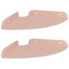 vidaXL Kulma Kelluva Hylly Kulma-asennus 2 kpl Pinkki 18 x 18 x 2 cm