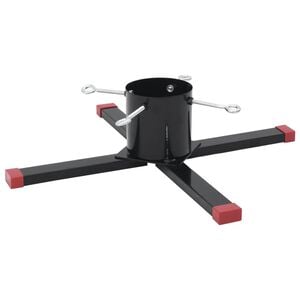 vidaXL Joulukuusen jalka musta 61x61x15,5 cm