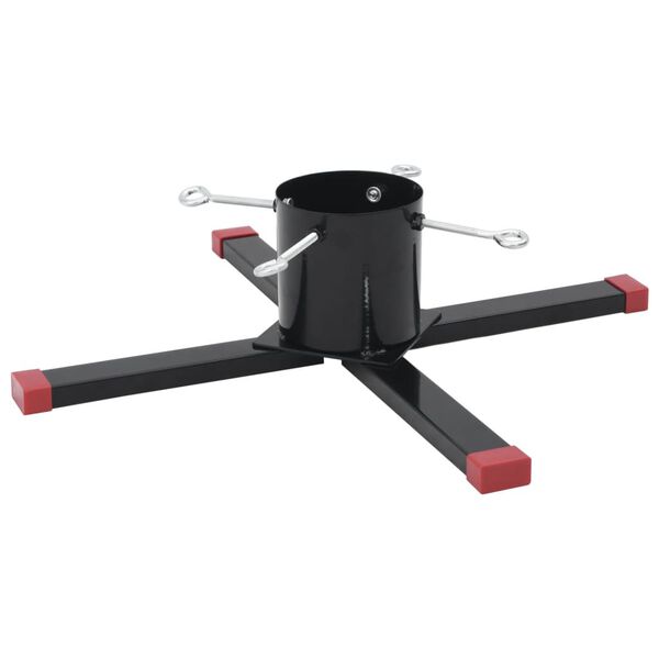 vidaXL Joulukuusen jalka musta 61x61x15,5 cm