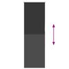 vidaXL Rullaverho Blackout Musta 55x150 cm Kankaan leveys 50,7 cm