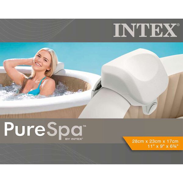 Intex Premium PureSpa Niskatuki valkoinen 28x23x17 cm vaahtomuovi