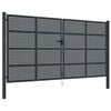 vidaXL Puutarhanportti antrasiitti 400x175 cm ter&auml;s