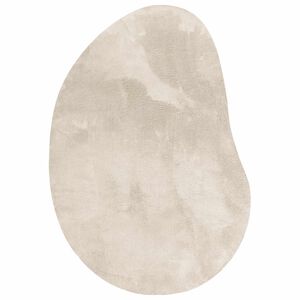 vidaXL Matto HUARTE Beige 80 x 150 cm Polyesteri