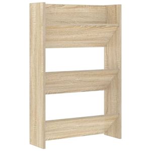 vidaXL Sein&auml;kenk&auml;kaappi Sonoma-tammi 60x18x90 cm lastulevy