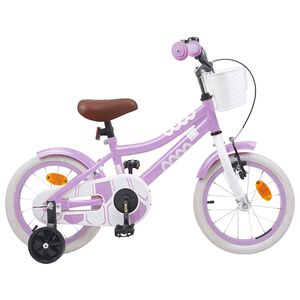 vidaXL Lastenpy&ouml;r&auml; 12 Tuumaa 2-4-vuotiaille Violetti