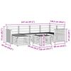 vidaXL Sohvasarjat Luonnollinen Tihe&auml; akasiapuu