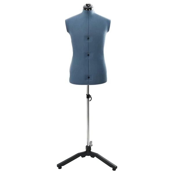 vidaXL Säädettävä mekko muoto naiselle Sininen 37.5-45.5 tuumaa kangas