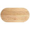 vidaXL P&ouml;yt&auml;levy 100x50x2 cm massiivipuutammea ovaali