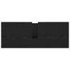 vidaXL allaskaappi laatikoilla musta tammi 90x34,5x60 cm