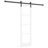 vidaXL Liukuovi ORKDAL Valkoinen 61 x 198,5 cm T&auml;ysi m&auml;nty ja lasi