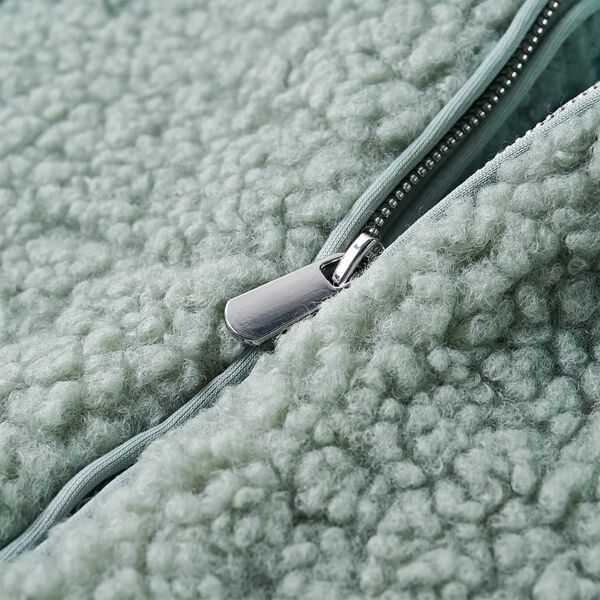 Lasten hupullinen tekoturkis mintunvihre&auml; 92