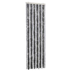 vidaXL Hy&ouml;nteisverho harmaa ja musta 56x185 cm chenille
