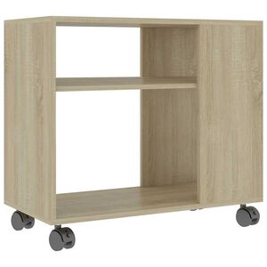 vidaXL Sivup&ouml;yt&auml; Sonoma tammi 70x35x55 cm tekninen puu